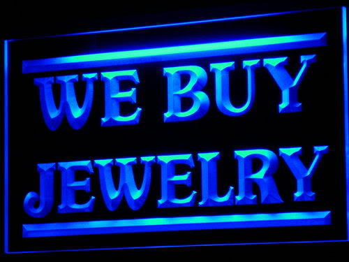 We Buy Jewelry Shop Display